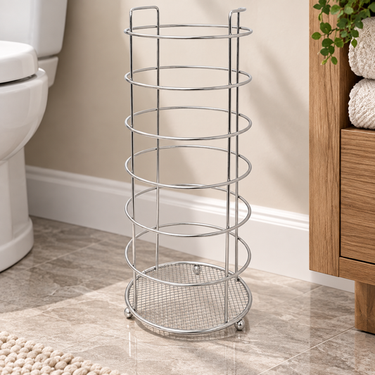 Satin Nickel Toilet Paper Reserve Holder