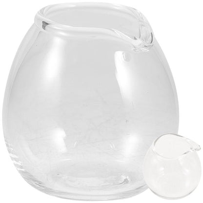 Handmade Glass Tea Serving Pitcher