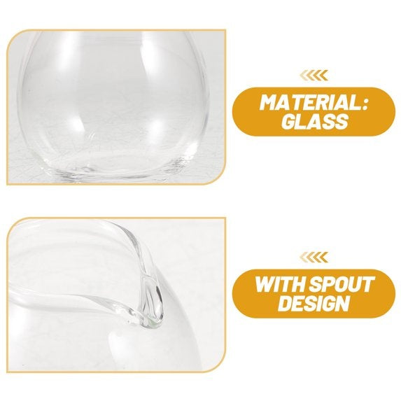 Handmade Glass Tea Serving Pitcher