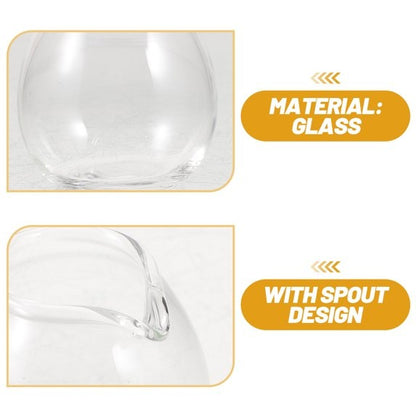 Handmade Glass Tea Serving Pitcher